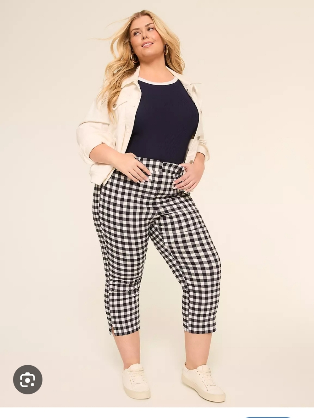 Gingham Checkered Pants